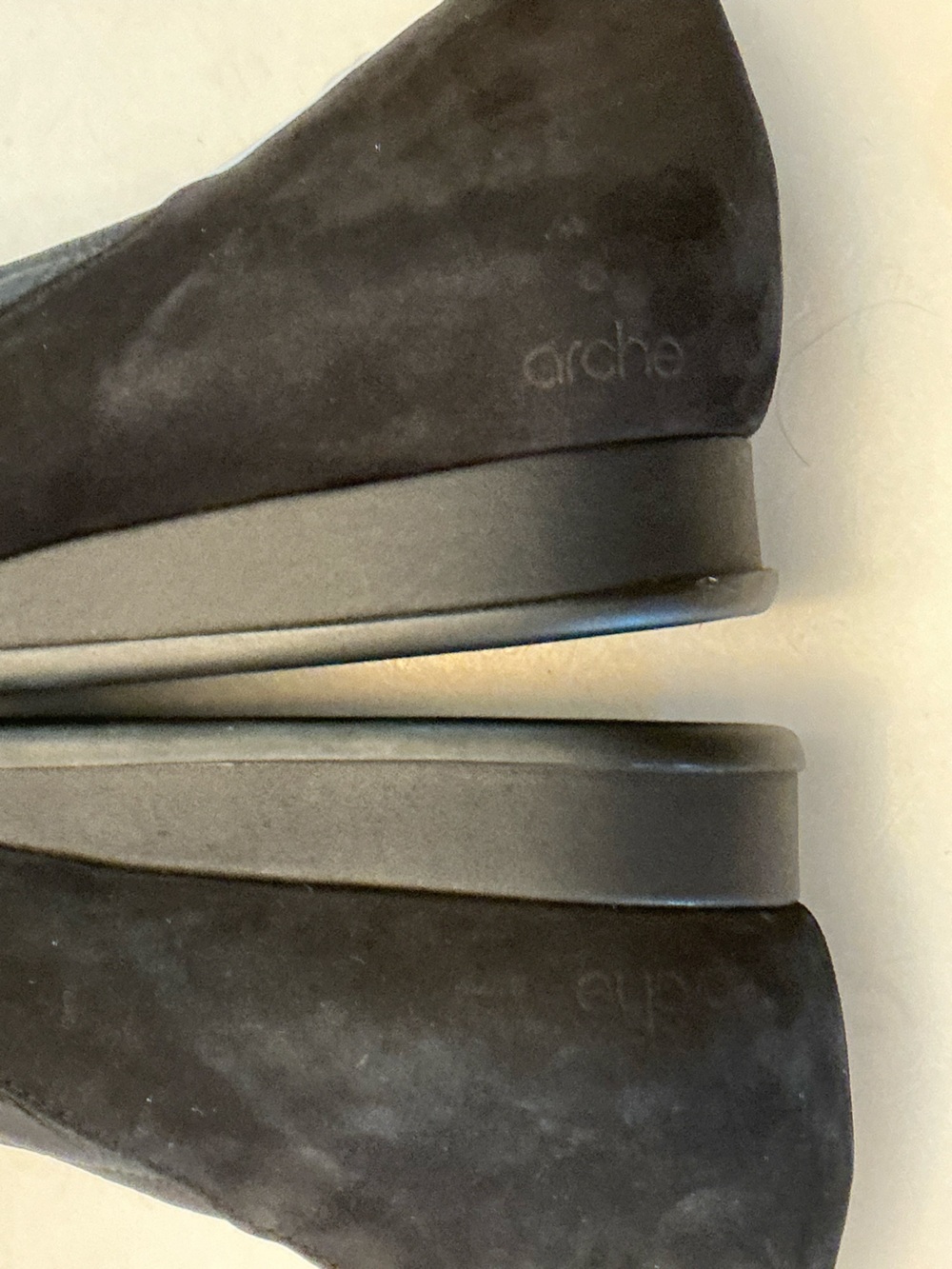 Arche Black Leather Ballet Flats Slip-On Comfort Shoes Women’s Size- EU 40/9 - Picture 12 of 16